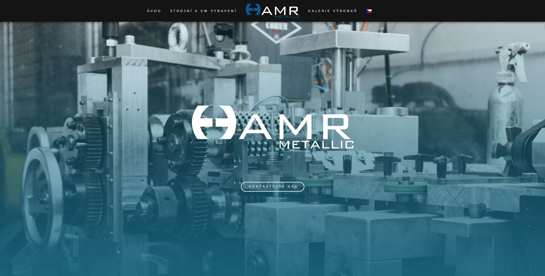 Screenshot webu hamrmetallic.cz